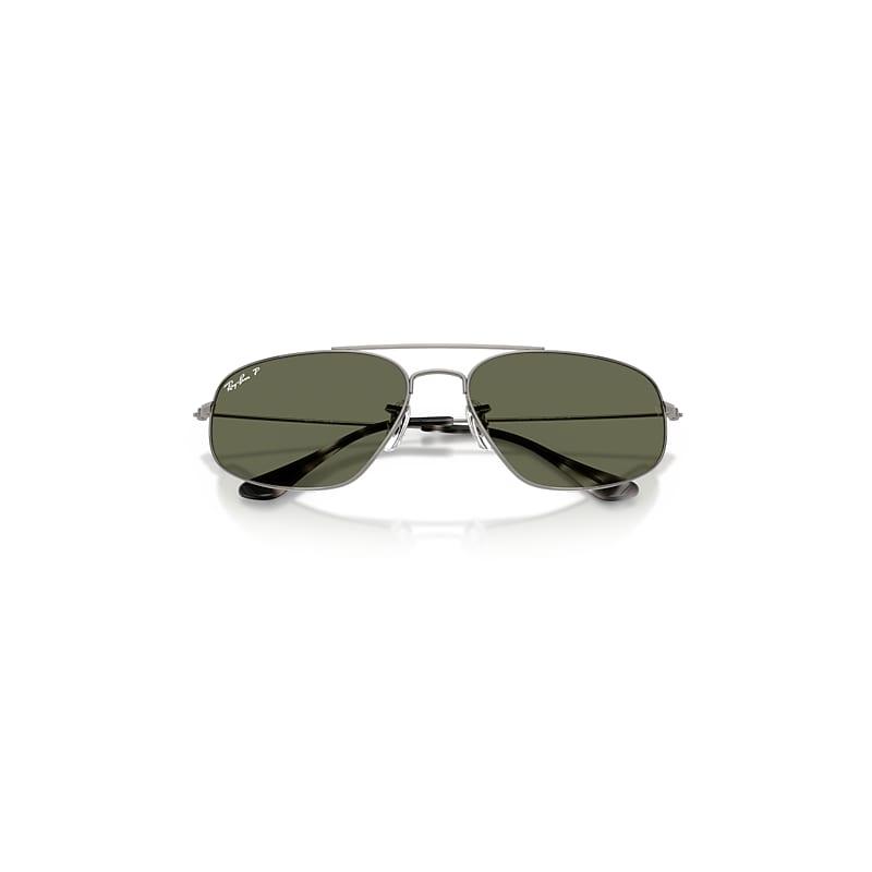 Ray-Ban Rb3780 Sunglasses Gunmetal Frame Green Lenses Polarized by RAY-BAN