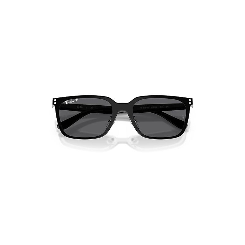Ray-Ban Rb3784d Sunglasses Silver Frame Grey Lenses Polarized by RAY-BAN