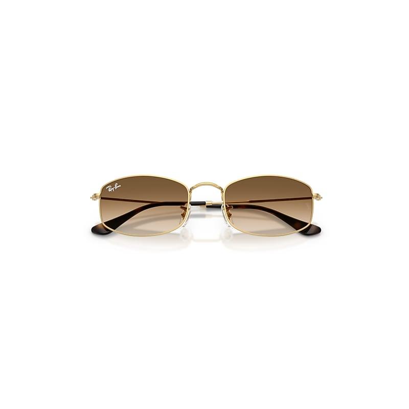 Ray-Ban Rb3832 Sunglasses Arista Gold Frame Brown Lenses by RAY-BAN