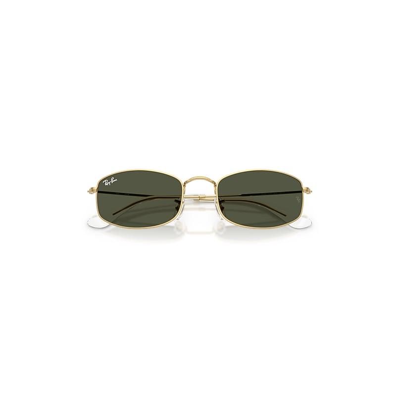 Ray-Ban Rb3832 Sunglasses Arista Gold Frame Green Lenses by RAY-BAN