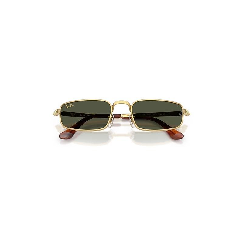 Ray-Ban Rb3927 By A$ap Rocky Sunglasses Arista Gold Frame Green Lenses by RAY-BAN