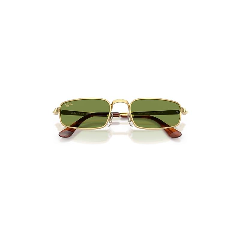 Ray-Ban Rb3927 By A$ap Rocky Sunglasses Arista Gold Frame Green Lenses by RAY-BAN