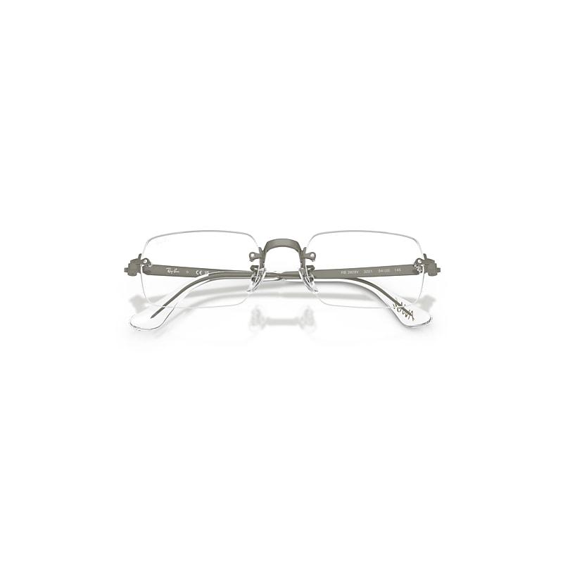 Ray-Ban Rb3928v Optics By A$ap Rocky Eyeglasses Grey Frame Clear Lenses Polarized by RAY-BAN