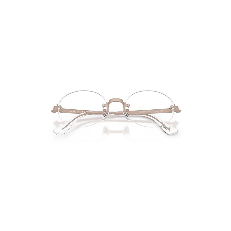 Ray-Ban Rb3929v Optics By A$ap Rocky Eyeglasses Light Pink Frame Clear Lenses Polarized by RAY-BAN