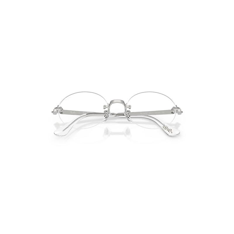 Ray-Ban Rb3929v Optics By A$ap Rocky Eyeglasses Silver Frame Clear Lenses Polarized by RAY-BAN