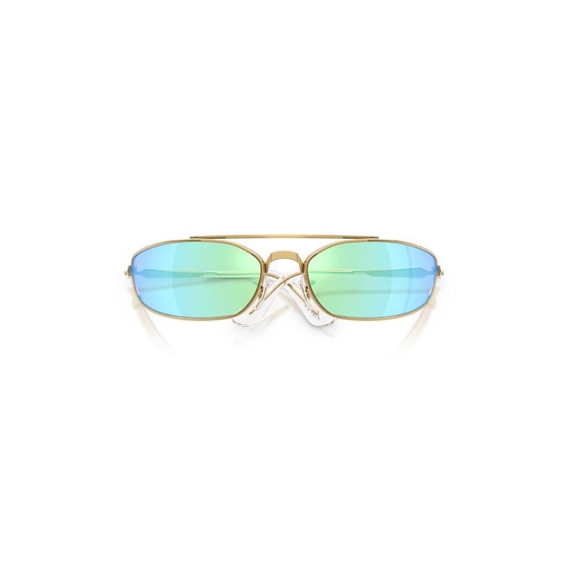 Ray-Ban Rb3930 Limited By A$ap Rocky Sunglasses Arista Gold Frame Blue Lenses by RAY-BAN