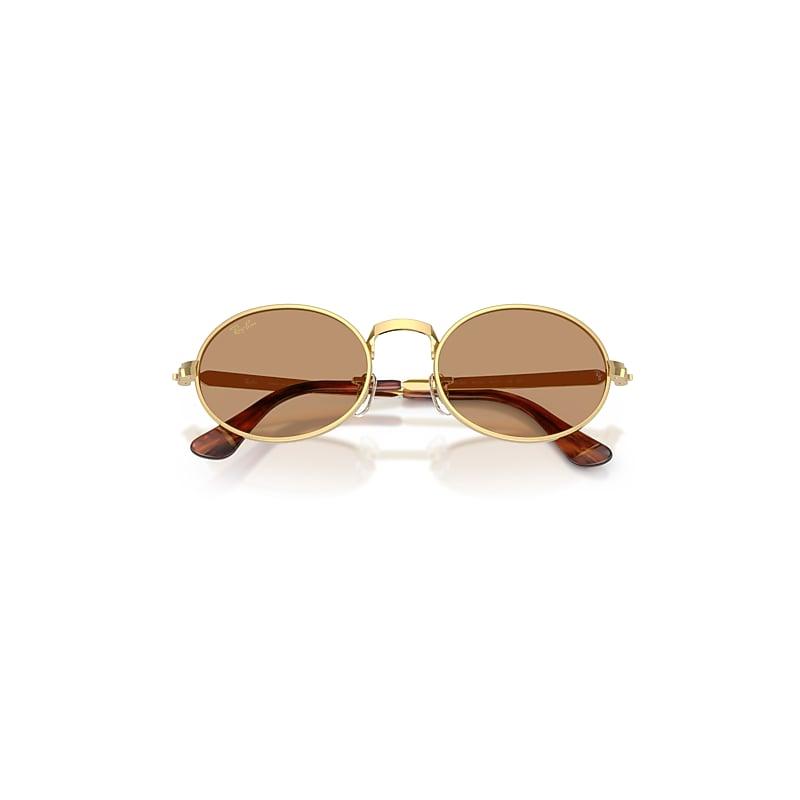Ray-Ban Rb3931 By A$ap Rocky Sunglasses Arista Gold Frame Brown Lenses by RAY-BAN