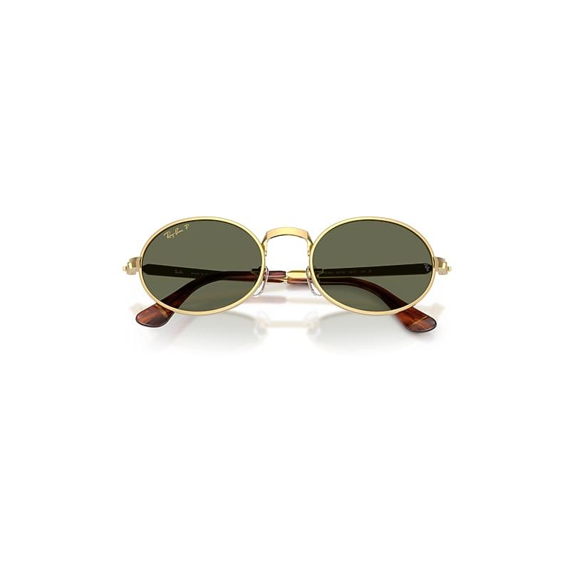 Ray-Ban Rb3931 By A$ap Rocky Sunglasses Arista Gold Frame Green Lenses Polarized by RAY-BAN