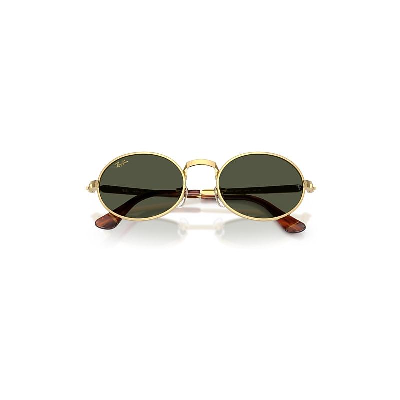 Ray-Ban Rb3931 By A$ap Rocky Sunglasses Arista Gold Frame Green Lenses by RAY-BAN