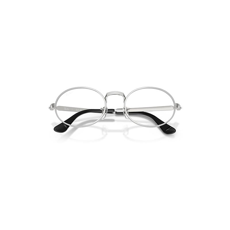 Ray-Ban Rb3931v Optics By A$ap Rocky Eyeglasses Silver Frame Clear Lenses Polarized by RAY-BAN