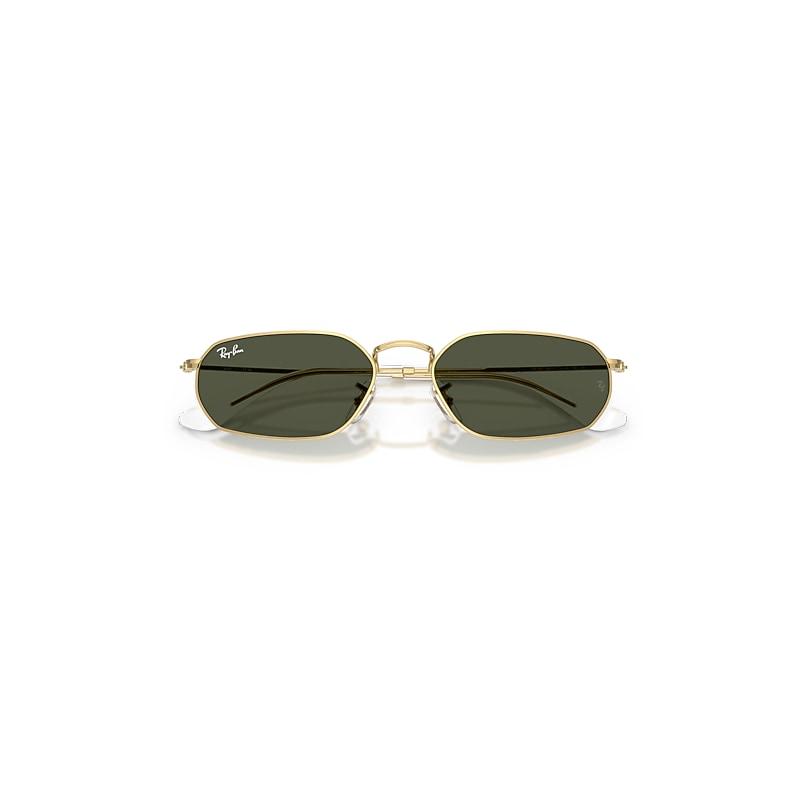 Ray-Ban Rb3947 Sunglasses Arista Gold Frame Green Lenses by RAY-BAN