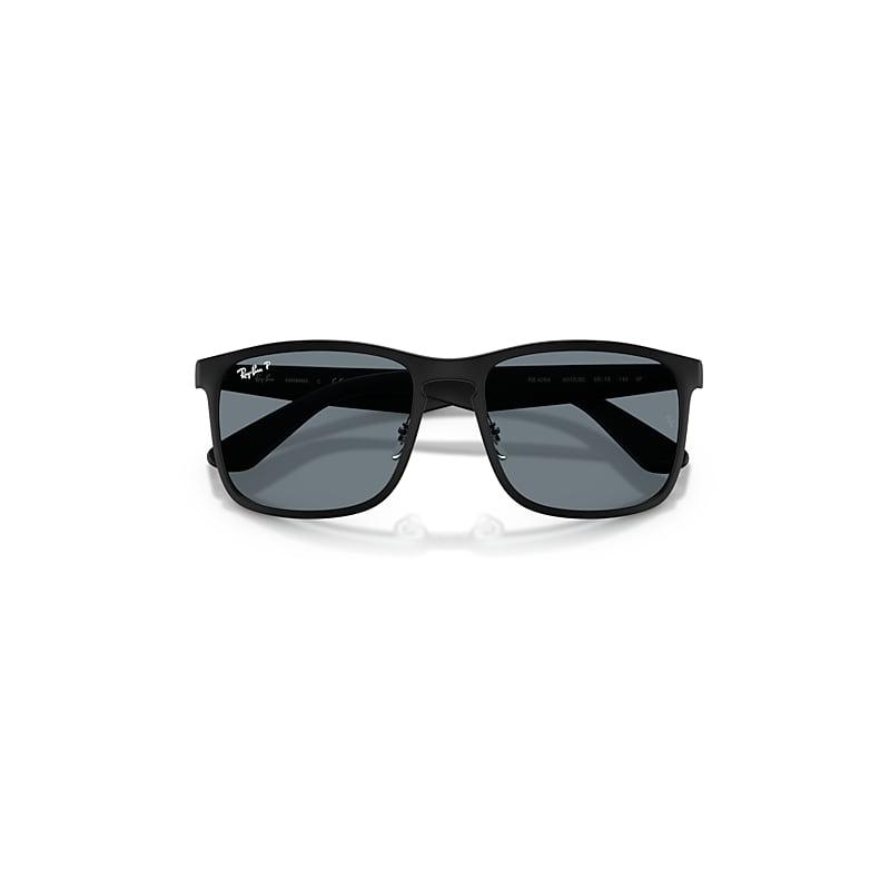 Ray-Ban Rb4264 Polarized+ Lenses Sunglasses Matte Black Frame Blue Lenses Polarized by RAY-BAN