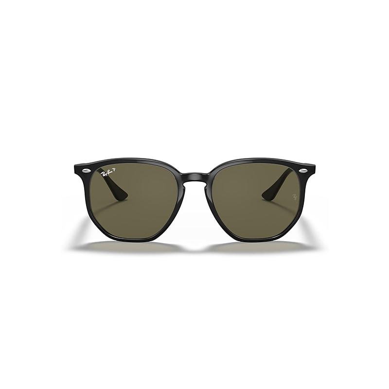 Ray-Ban Rb4306 Sunglasses Black Frame Green Lenses Polarized by RAY-BAN