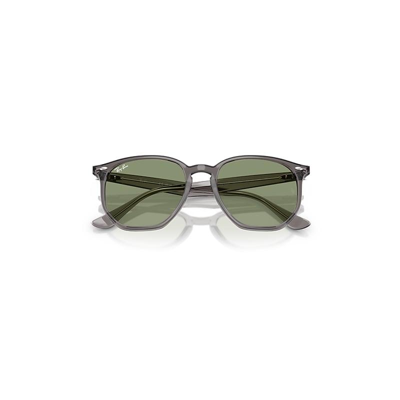 Ray-Ban Rb4306 Sunglasses Opal Grey Frame Green Lenses by RAY-BAN