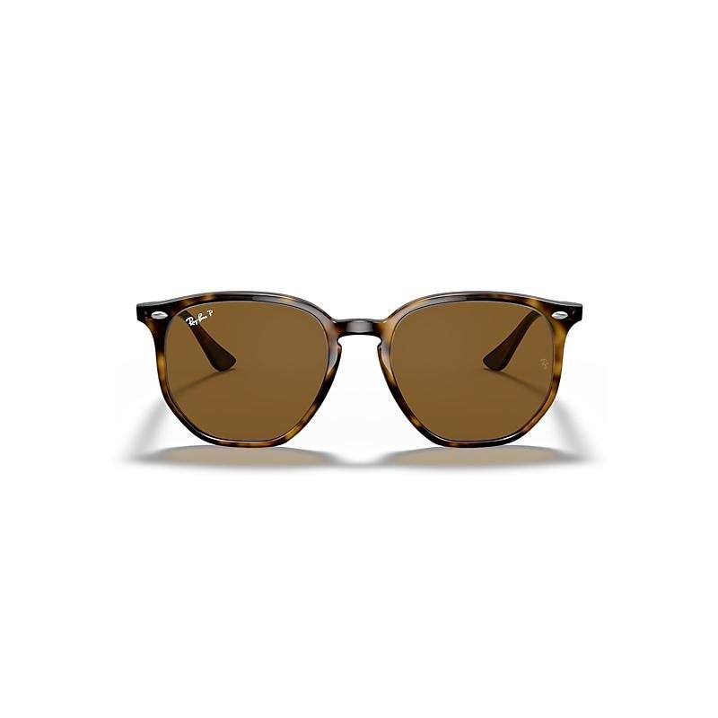 Ray-Ban Rb4306 Sunglasses Tortoise Frame Brown Lenses Polarized by RAY-BAN
