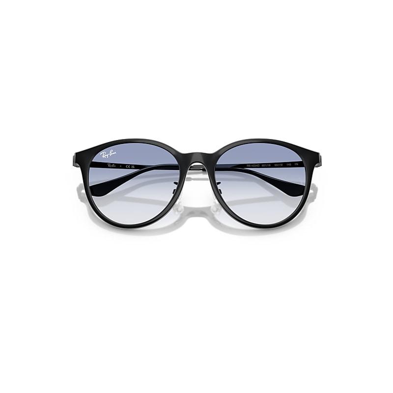 Ray-Ban Rb4334d Sunglasses Black Frame Blue Lenses by RAY-BAN