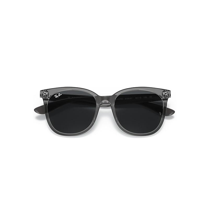 Ray-Ban Rb4379d Sunglasses Grey Frame Grey Lenses by RAY-BAN