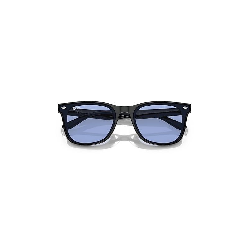 Ray-Ban Rb4391d Sunglasses Black Frame Blue Lenses by RAY-BAN