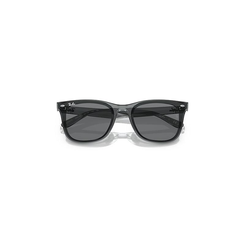 Ray-Ban Rb4391d Sunglasses Transparent Grey Frame Grey Lenses by RAY-BAN