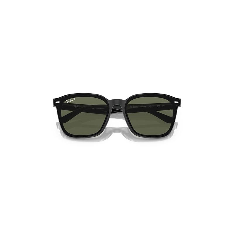 Ray-Ban Rb4392d Sunglasses Black Frame Green Lenses Polarized by RAY-BAN