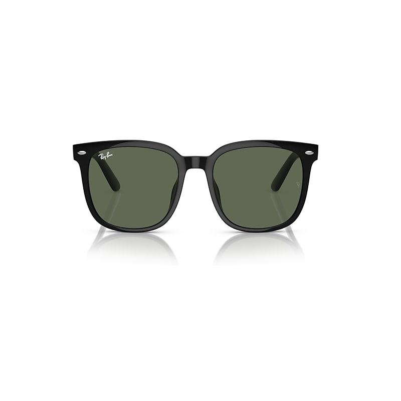 Ray-Ban Rb4401d Sunglasses Black Frame Green Lenses by RAY-BAN