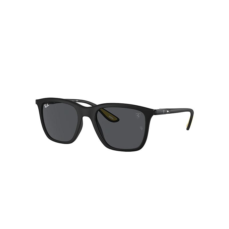 Ray-Ban Rb4433m Scuderia Ferrari Collection Sunglasses Black Frame Grey Lenses by RAY-BAN
