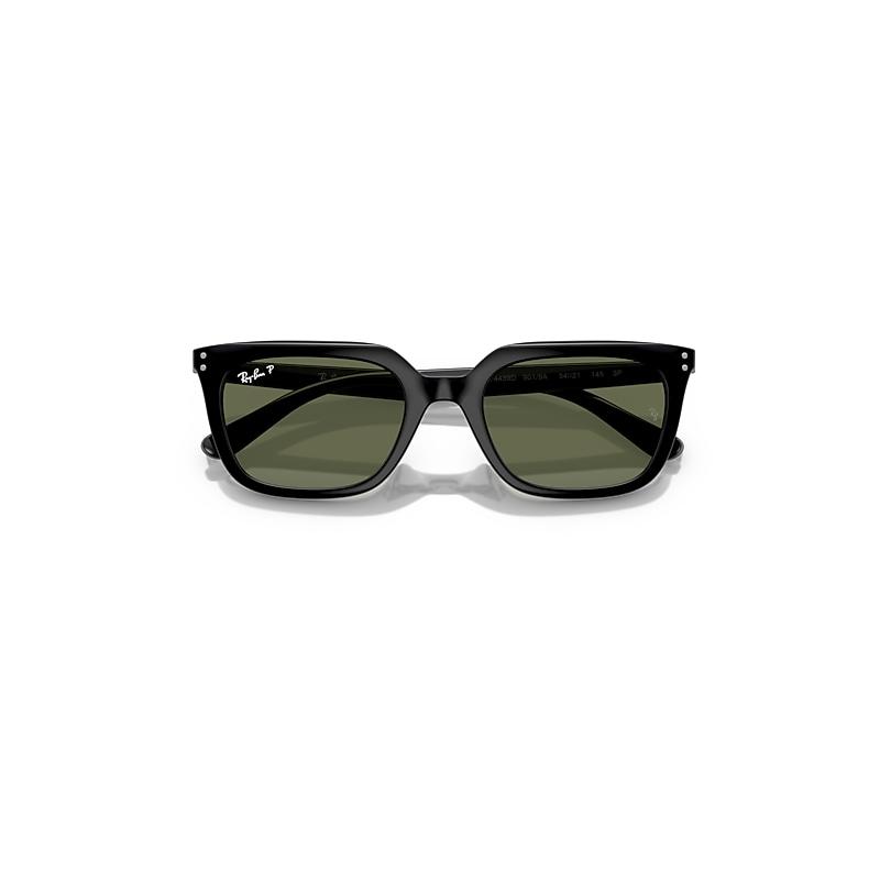 Ray-Ban Rb4439d Sunglasses Black Frame Green Lenses Polarized by RAY-BAN