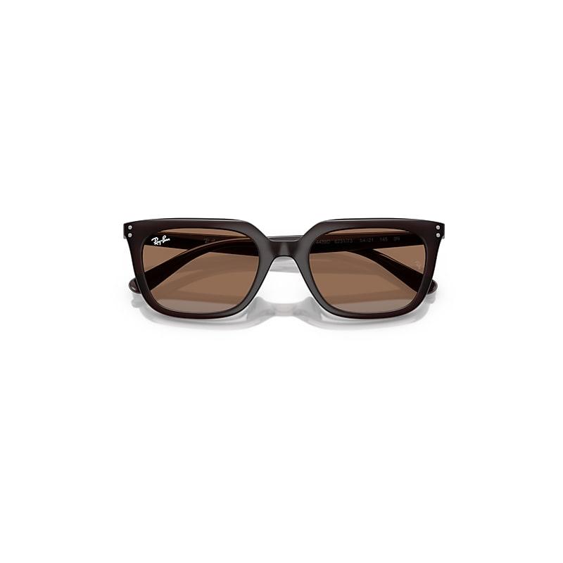Ray-Ban Rb4439d Sunglasses Opal Brown Frame Brown Lenses by RAY-BAN