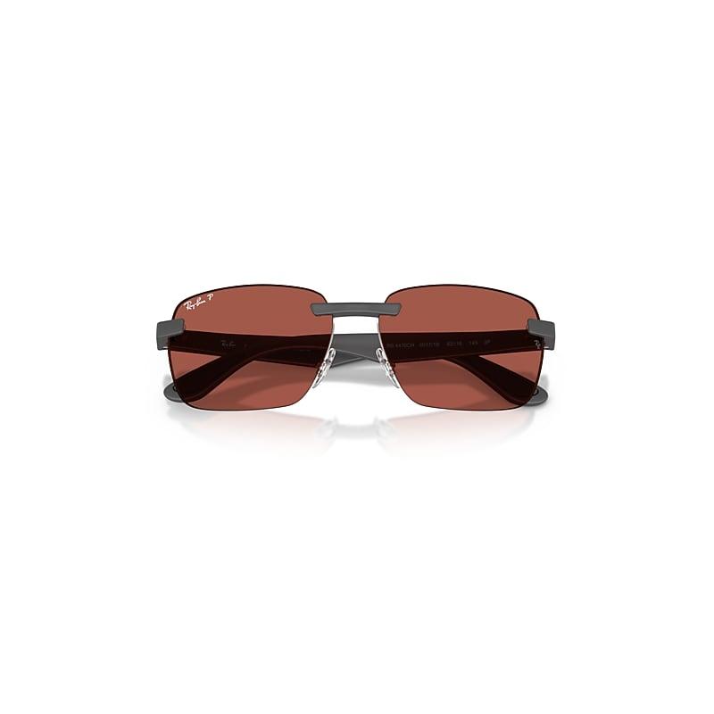 Ray-Ban Rb4470 Polarized Lenses Sunglasses Sand Grey Frame Red Lenses Polarized by RAY-BAN
