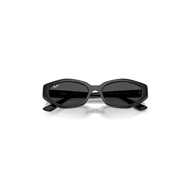 Ray-Ban Rb4473d Sunglasses Black Frame Grey Lenses by RAY-BAN
