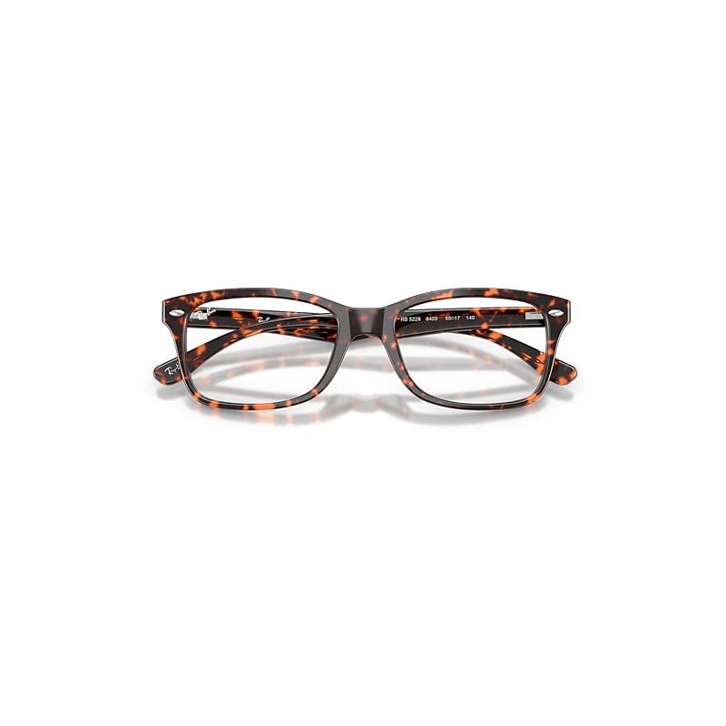 Ray-Ban Rb5228 Optics Eyeglasses Havana Red Turtle Frame Clear Lenses Polarized by RAY-BAN