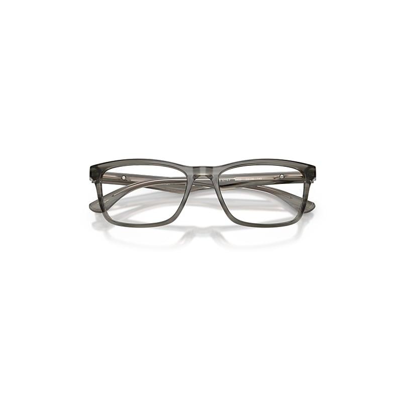Ray-Ban Rb5279 Optics Eyeglasses Striped Grey Frame Clear Lenses Polarized by RAY-BAN