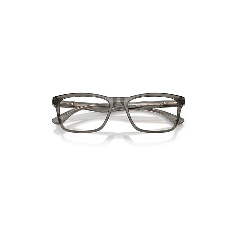 Ray-Ban Rb5279 Optics Eyeglasses Striped Grey Frame Clear Lenses Polarized by RAY-BAN