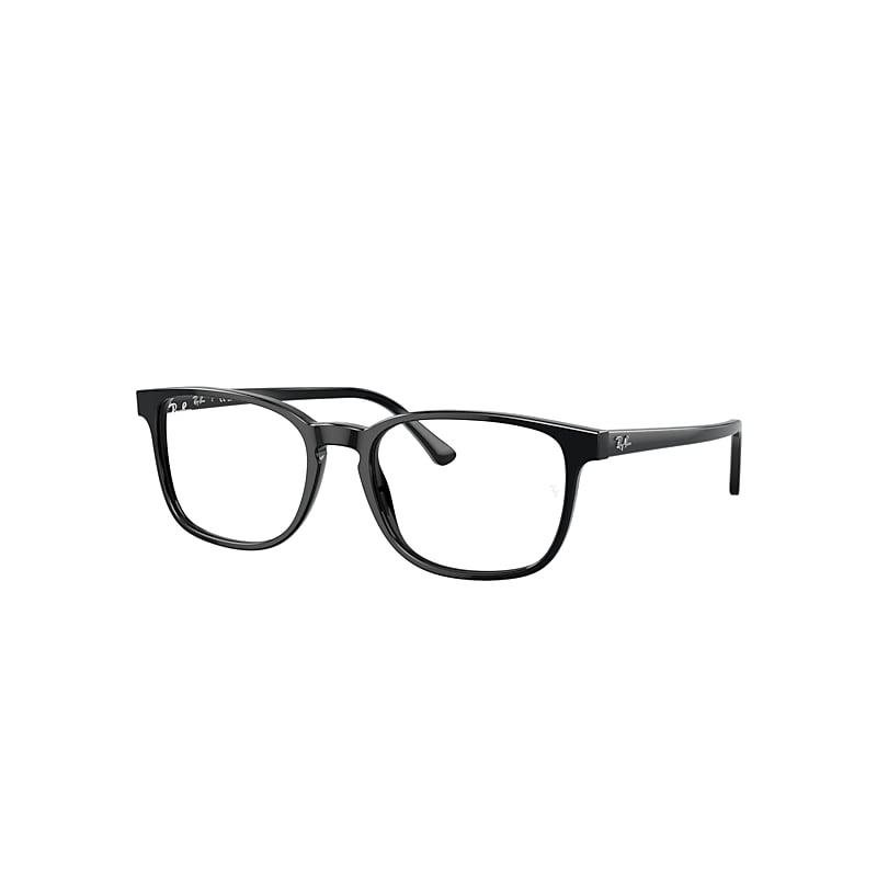 Ray-Ban Rb5418 Optics Eyeglasses Black Frame Clear Lenses Polarized by RAY-BAN