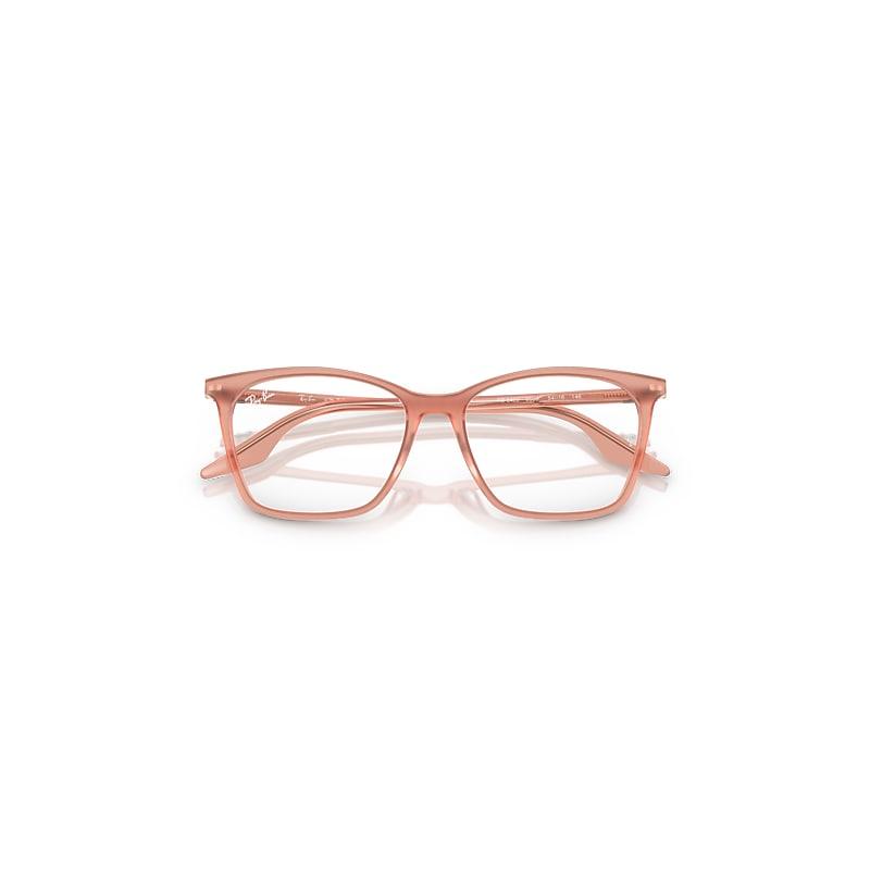 Ray-Ban Rb5422 Optics Eyeglasses Opal Pink Frame Clear Lenses Polarized by RAY-BAN