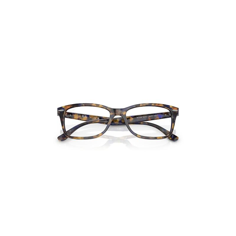 Ray-Ban Rb5428 Optics Eyeglasses Yellow & Blue Havana Frame Clear Lenses Polarized by RAY-BAN