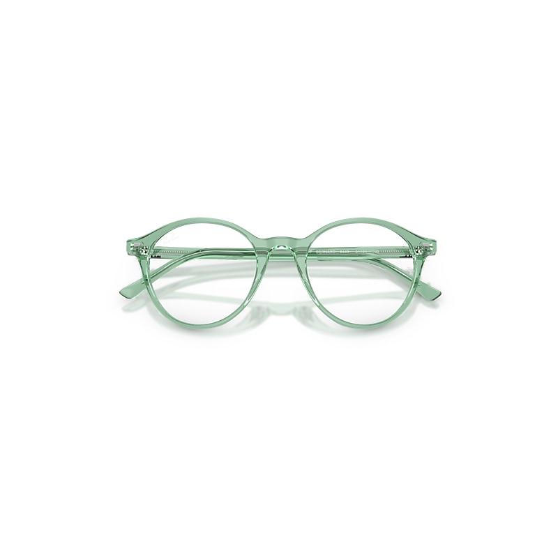 Ray-Ban Rb5430 Optics Eyeglasses Light Green Frame Clear Lenses Polarized by RAY-BAN