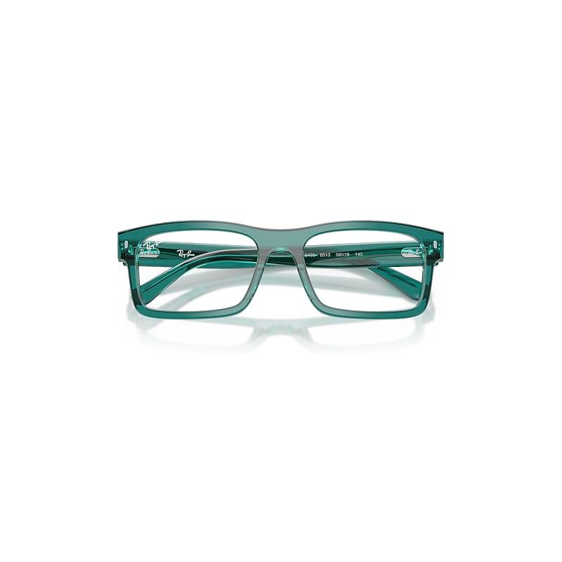 Ray-Ban Rb5435 Optics Eyeglasses Transparent Ottanio Frame Clear Lenses Polarized by RAY-BAN