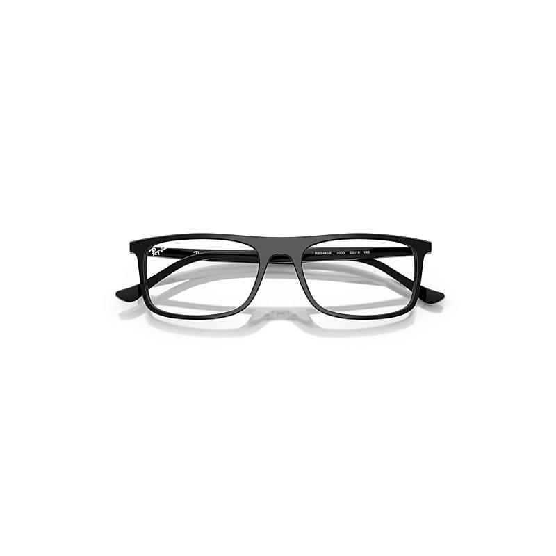 Ray-Ban Rb5440 Optics Eyeglasses Black Frame Clear Lenses Polarized by RAY-BAN