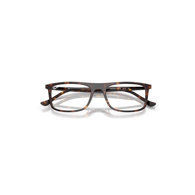 Ray-Ban Rb5440 Optics Eyeglasses Havana Frame Clear Lenses Polarized by RAY-BAN