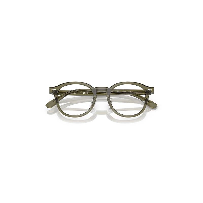 Ray-Ban Rb5443d Optics Eyeglasses Transparent Brown Heart Frame Clear Lenses Polarized by RAY-BAN