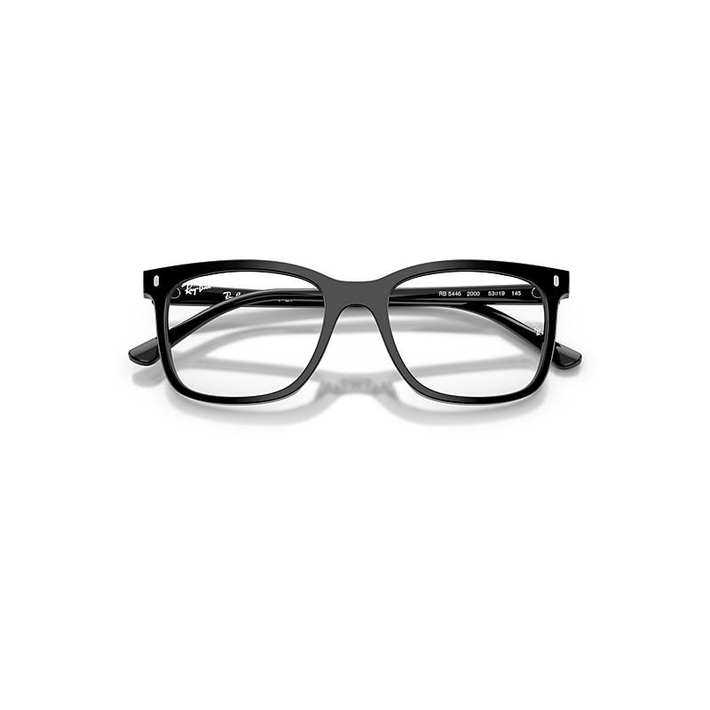 Ray-Ban Rb5446 Eyeglasses Black Frame Clear Lenses Polarized by RAY-BAN