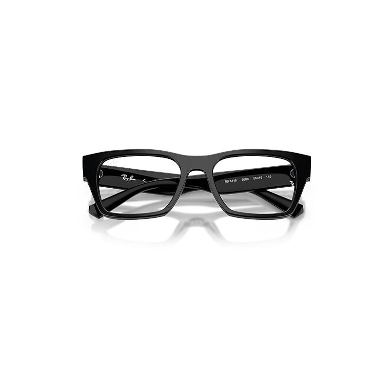 Ray-Ban Rb5448 Optics Eyeglasses Black Frame Clear Lenses Polarized by RAY-BAN
