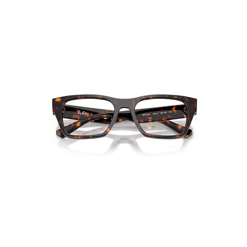 Ray-Ban Rb5448 Optics Eyeglasses Havana Frame Clear Lenses Polarized by RAY-BAN