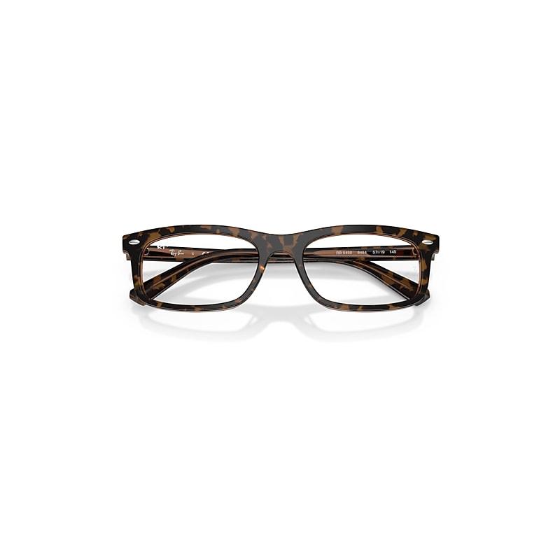 Ray-Ban Rb5450 Optics Eyeglasses Havana Brown Frame Clear Lenses Polarized by RAY-BAN