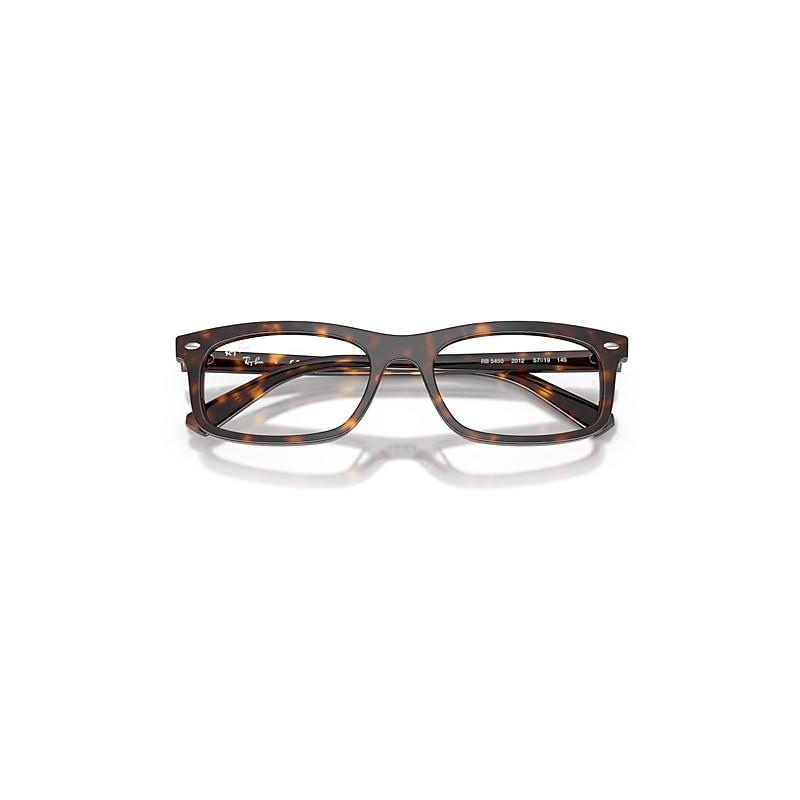 Ray-Ban Rb5450 Optics Eyeglasses Havana Frame Clear Lenses Polarized by RAY-BAN