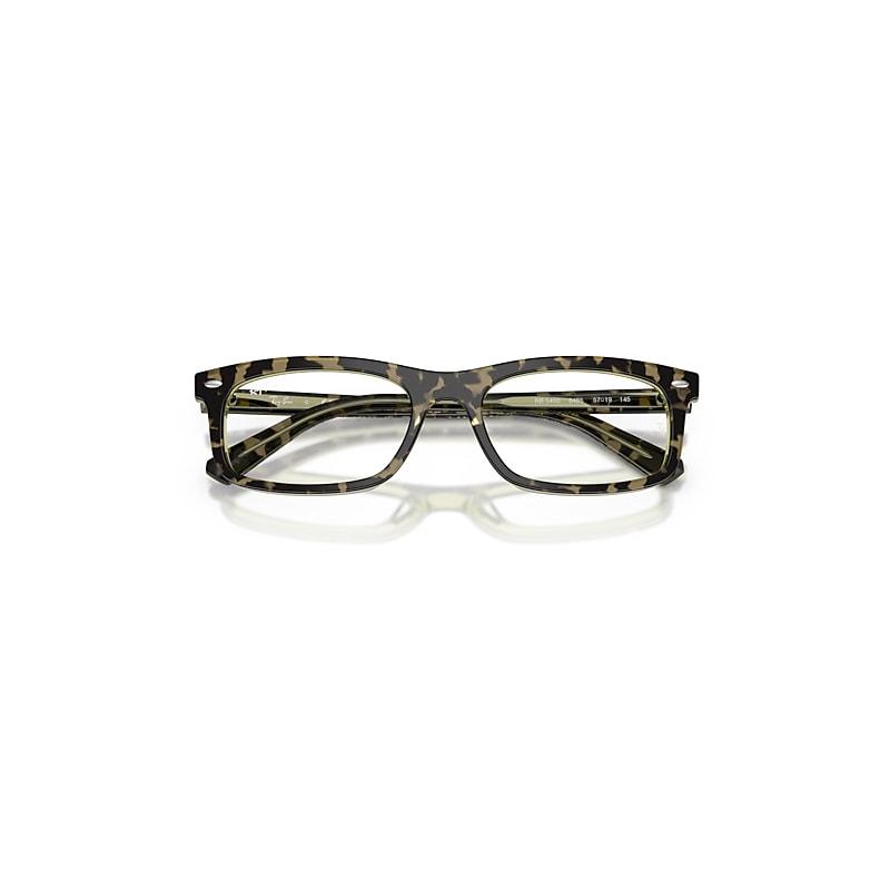 Ray-Ban Rb5450 Optics Eyeglasses Havana Green Frame Clear Lenses Polarized by RAY-BAN