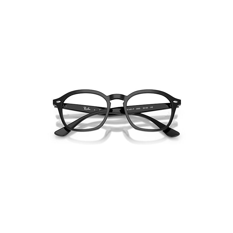 Ray-Ban Rb5451 Optics Eyeglasses Black Frame Clear Lenses Polarized by RAY-BAN