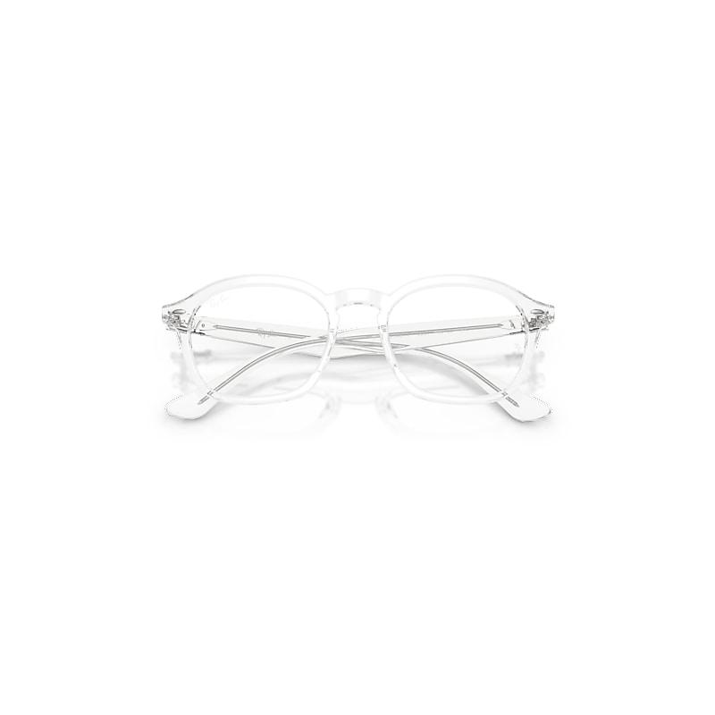Ray-Ban Rb5451 Optics Eyeglasses Transparent Frame Clear Lenses Polarized by RAY-BAN