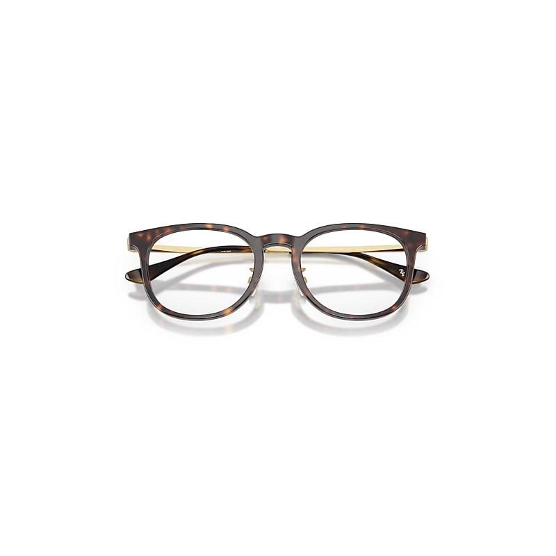 Ray-Ban Rb5453d Optics Eyeglasses Gold Frame Clear Lenses Polarized by RAY-BAN